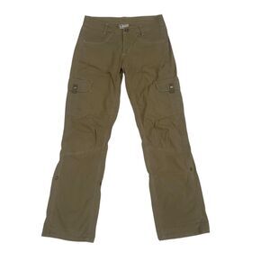 Kuhl Pants Womens 4 Brown Cargo Roll Up Outdoor Hiking Utility Pockets 29x31